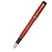 Parker - Duofold 100 S.E. Red Gold Trim Fountain Pen M