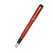 Parker - Duofold 100 S.E. Red Gold Trim Fountain Pen F