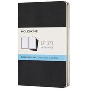 Moleskine - Cahier Dot Grid Notebook Set 3pce Black Pocket