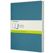 Moleskine - Cahier Plain Notebook Brisk Blue XL Set 3pce