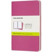 Moleskine - Cahier Plain Notebook Large Kinetic Pink Set 3pc