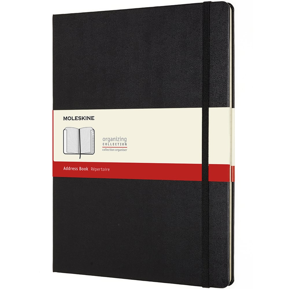 Moleskine Address Book Extra Large Black Peter's of Kensington
