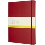 Moleskine - Classic H/Cover Squared Notebook Scarlet Red XL