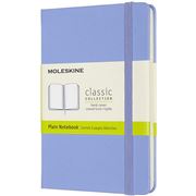 Moleskine - Classic Hard Cover Plain Notebook Pocket H/Blue