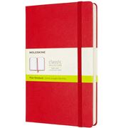 Moleskine - Classic H/Cover Plain Notebook Expanded Lge Red