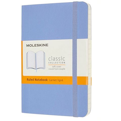 Moleskine - Classic S/Cover Ruled Notebook Pocket H/Blue