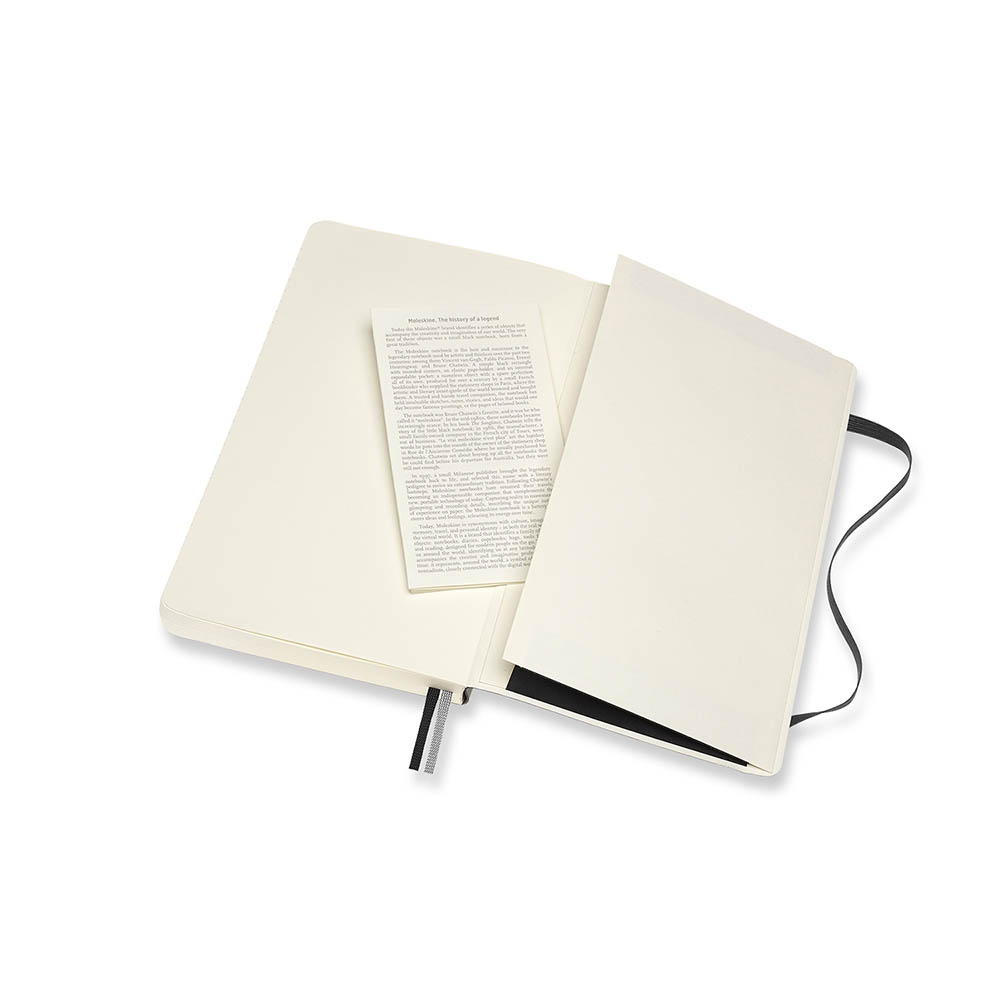 Moleskine Classic S/Cover Ruled Notebook Expanded Lge Blk Peter's