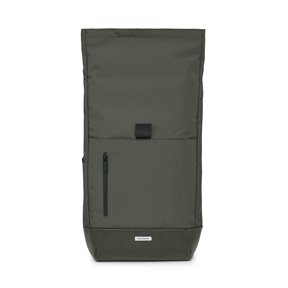 Moleskine Rolltop Backpack Moss Green 30L/ 50cm Peter's of Kensington