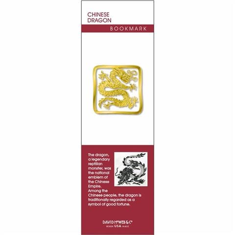 David Howell And Company - Brass Bookmark Chinese Dragon