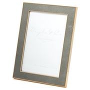Flair Decor - Shagreen Photo Frame Green & Gold 13x18cm