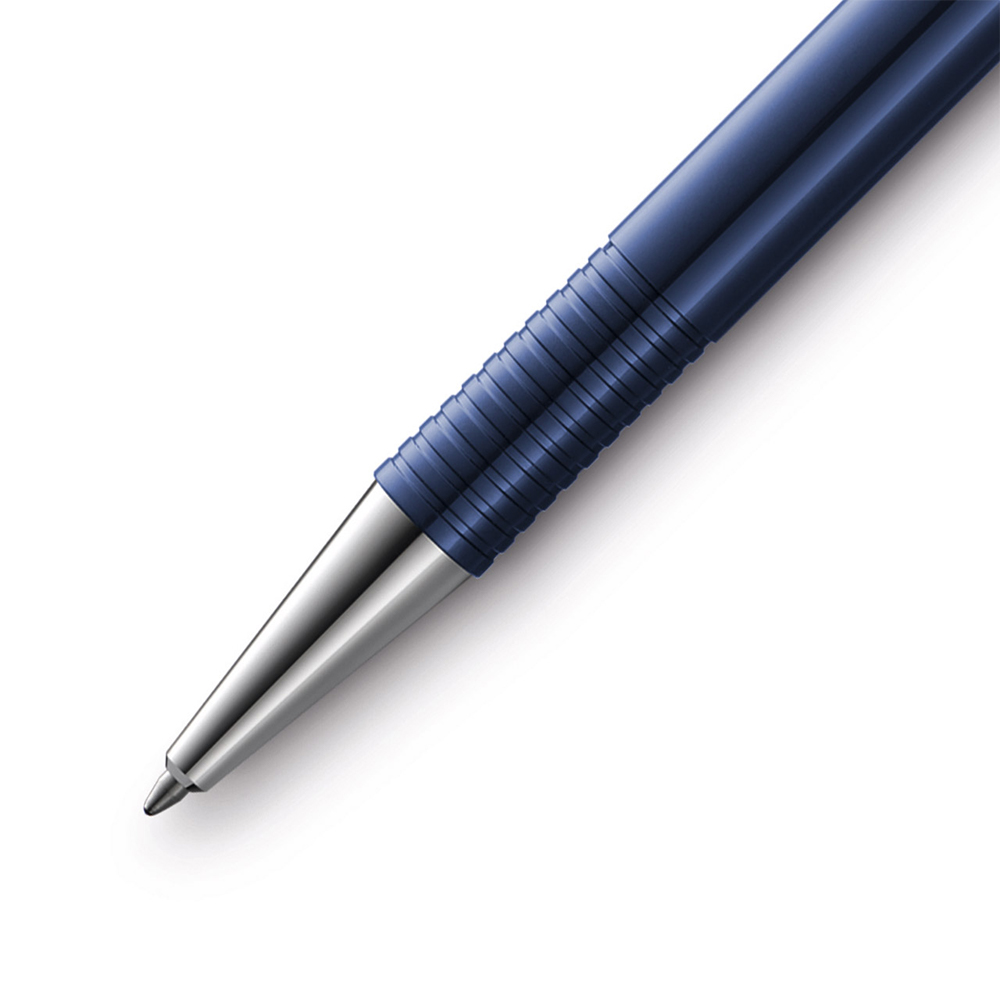 Lamy - Logo + Blue Ballpoint Pen | Peter's Of Kensington