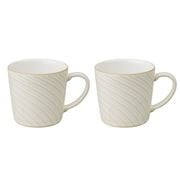 Denby - Cream Accent Large Mug Set Of 2