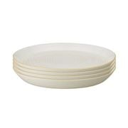 Denby - Impression Cream Spriral Dinner Plate Set Of 4