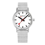 Mondaine - Classic Stainless Steel Watch White Dial 40mm
