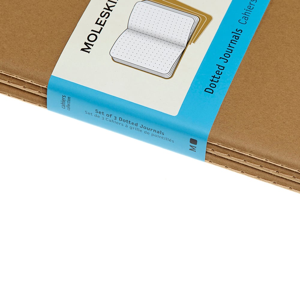 Moleskine - Cahier Notebook Dot Grid Kraft XXL Set 3pce | Peter's of ...