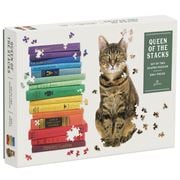 Galison - Queen of The Stacks Puzzle Set 2pce