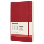 Moleskine - 2022 Daily Soft Cover Diary Scarlet Red Large