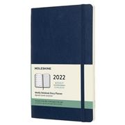 Moleskine - Soft Cover 2022 Weekly Diary Sapphire Blue Large