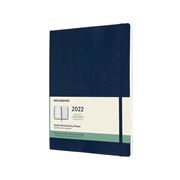 Moleskine - Soft Cover 2022 Weekly Diary Sapphire Blue XL