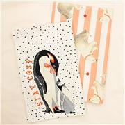 Yvonne Ellen - Penguin/Bear Tea Towel Set 2pce
