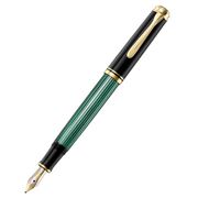 Pelikan - 400 Fountain Pen Medium Nib Black/Green