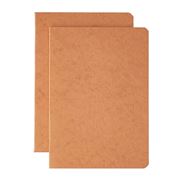 Clairefontaine - Essentials Lined A5 Notebook Tobacco 2pce