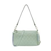 Serenade Leather - Tiana Quilted Leather X-Body Bag Glacier
