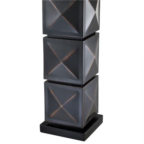 Vandenberg Table Lamp Carlo Antique Bronze Finish w/Shade - Peter's of Kensington