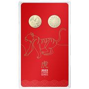 RA Mint - 2022 $1 Two Coin Set Lunar Year of The Tiger