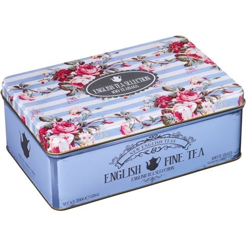 New English Teas Limited - English Fine Tea Fl. Violet Tin 100 Bags