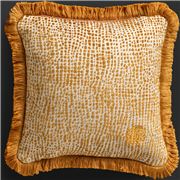 Roberto Cavalli - Skin Velvet Cushion Gold 60x60cm