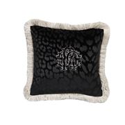 Roberto Cavalli - Monogram Cushion Black 40x40cm