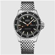 Mido - Automatic Ocean Star Stainless Steel Watch Blk Dial
