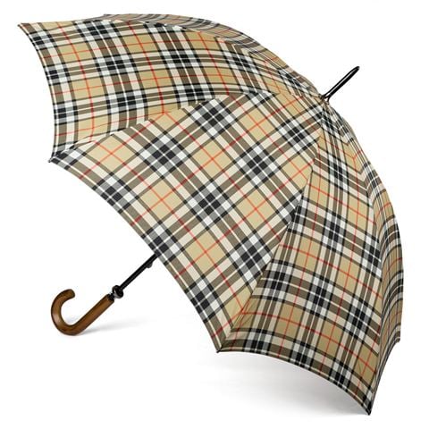 Clifton - Gents' Camel Thompson Tartan Umbrella