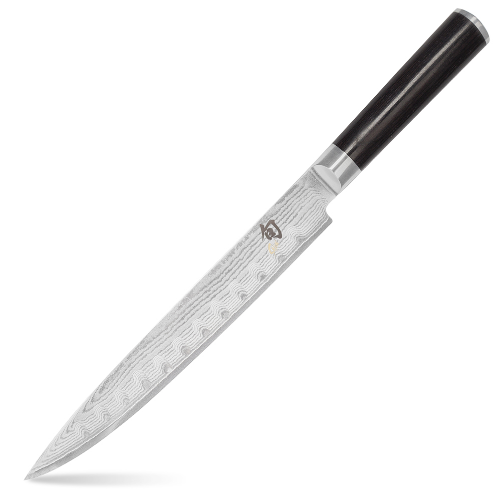 Shun Classic Scalloped Slicing Knife 22cm Peter's of Kensington