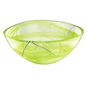Kosta Boda - Contrast Bowl Large Lime 35cm