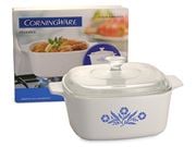 CorningWare - Casserole Dish w/Lid Blue Cornflower 1.5L