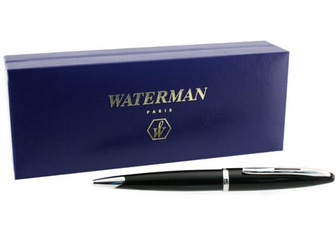Waterman - Carene Black Sea Ballpen with Silver Trim