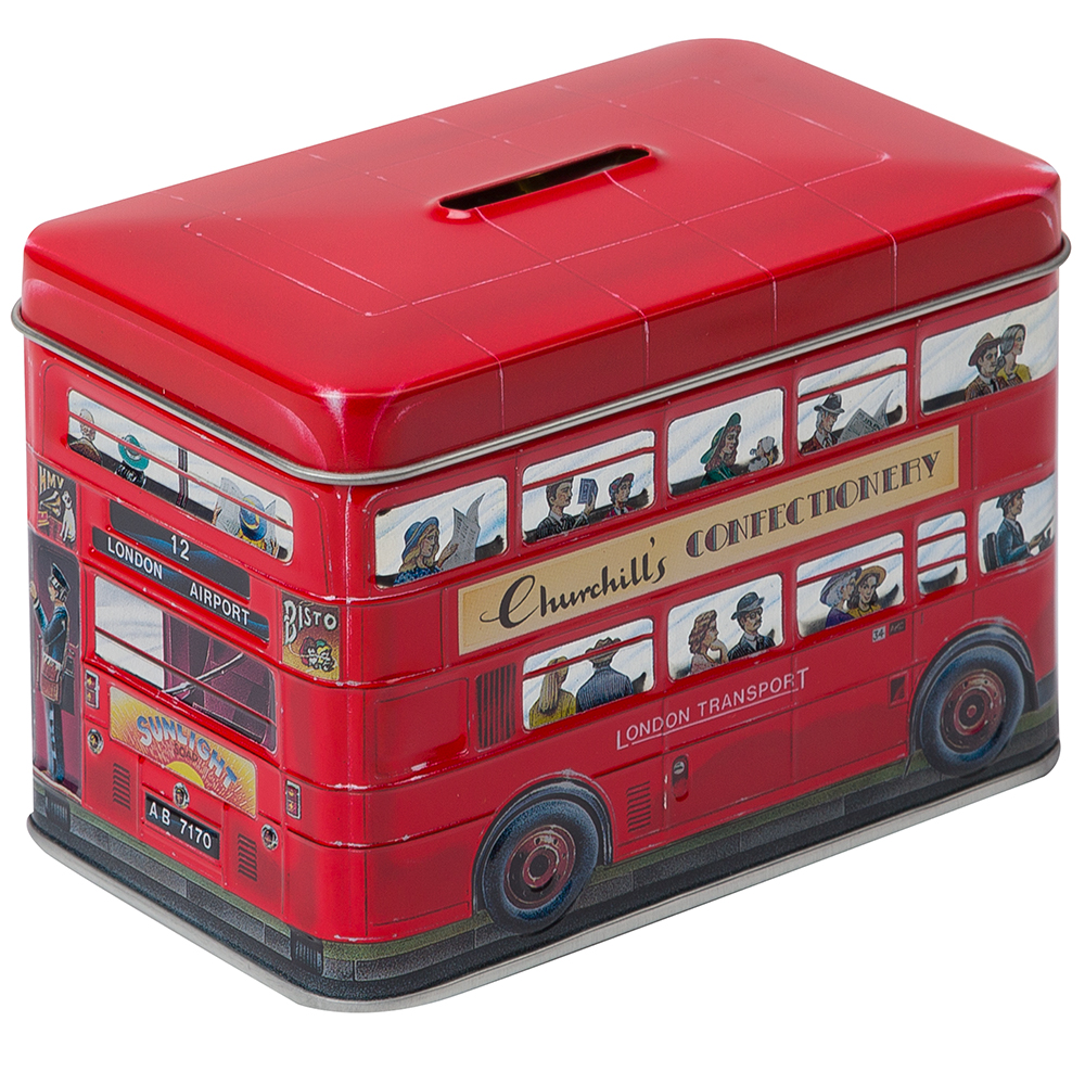 Churchill's - London Bus Toffee Tin 200g 