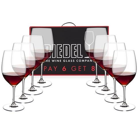 Riedel - Vinum Bordeaux Pay for 6 Get Set 8pce