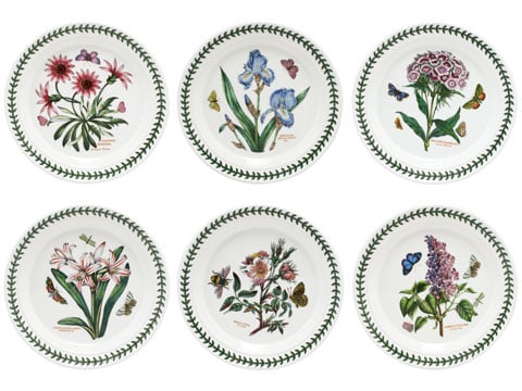 Portmeirion Botanic Garden Entree Plate Set 6pce - Peter's of Kensington
