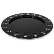 Alessi - Girotondo Boy Round Platter Black 40cm
