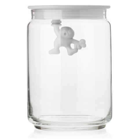 Alessi - Gianni Jar Medium with Lid White