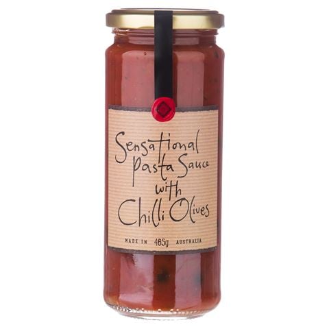 Ogilvie & Co Sensational Pasta Sauce with Olives 465g - Peter's of Kensington