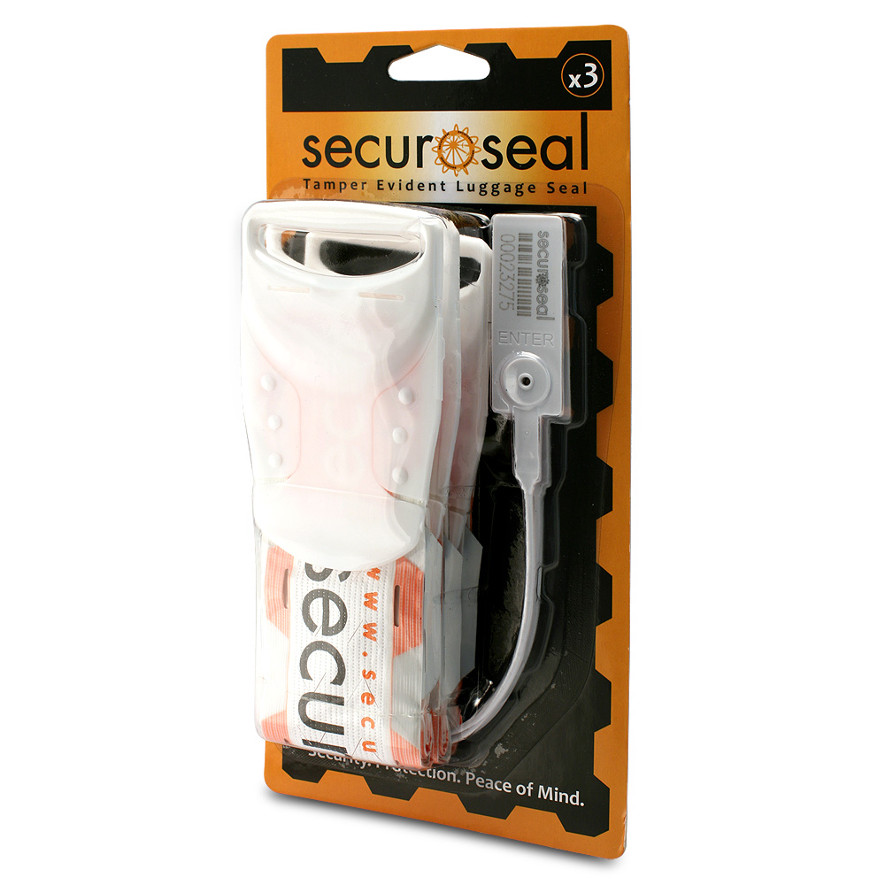 Securoseal Tamper Evident Luggage Seal Set 3pce