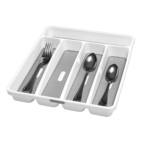 Madesmart - Cutlery Tray w/5 Compartments White