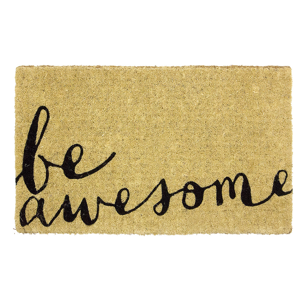 New Doormat Designs Be Awesome Doormat 8902623274603 Ebay