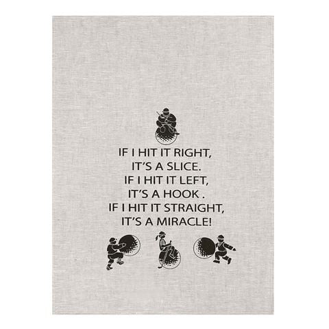Tea Towel Golf Verse