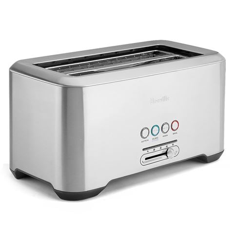 Breville - The Lift and Look Pro Toast  4 Slice Brushed Stainless Steel BTA730BS