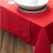 Rans - Hemstitch Table Runner Large Red 33x180cm